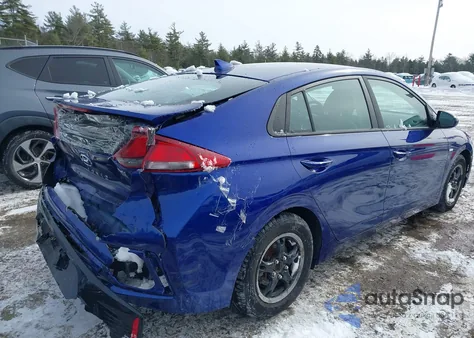 2019 Hyundai Ioniq Hybrid Blue z USA, uszkodzony, nr VIN KMHC65LCXKU134374